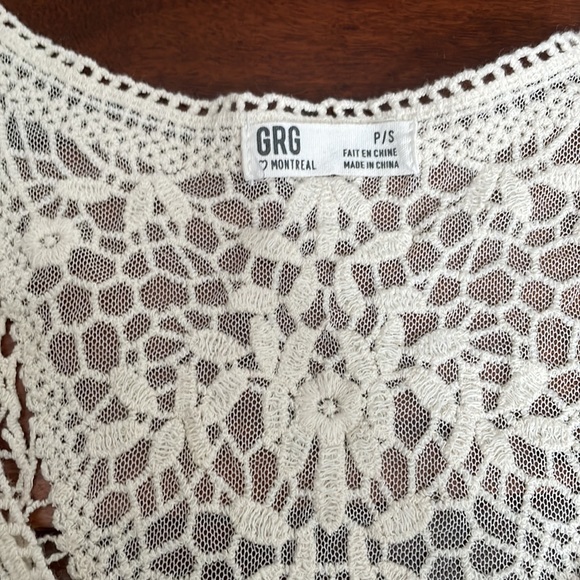 Cotton crocheted tank top - Picture 3 of 6